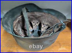 Helmet german original nice helmet M40 size 64 original WW2 WWII have a number