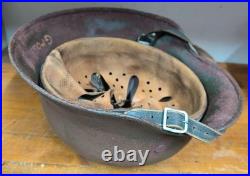 Helmet german original nice helmet M40 size 64 original WW2 WWII have a number