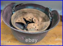 Helmet german original nice helmet M40 size 64 original WW2 WWII have a number