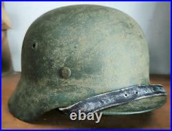 Helmet german original nice helmet M40 size 64 stamp WW2 WWII