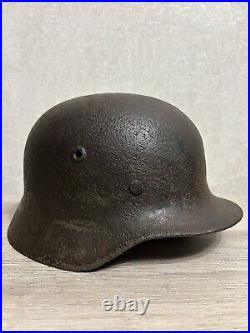 Helmet german original nice helmet M40 size 64 without restoration WW2 WWII