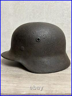 Helmet german original nice helmet M40 size 64 without restoration WW2 WWII