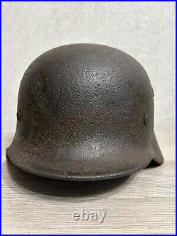 Helmet german original nice helmet M40 size 64 without restoration WW2 WWII