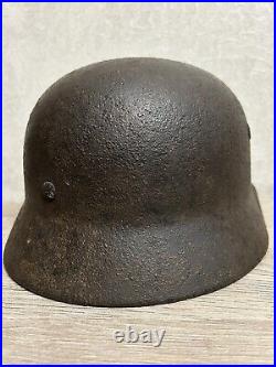 Helmet german original nice helmet M40 size 64 without restoration WW2 WWII