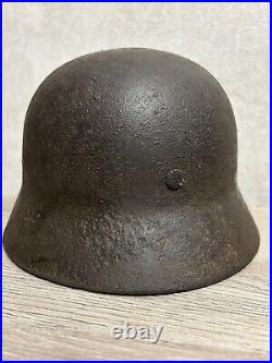 Helmet german original nice helmet M40 size 64 without restoration WW2 WWII