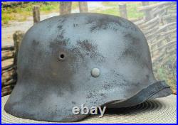 Helmet german original nice helmet M40 size 66 WW2 WWII have a number