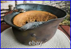 Helmet german original nice helmet M40 size 66 WW2 WWII have a number