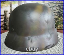 Helmet german original nice helmet M40 size 66 WW2 WWII have a number
