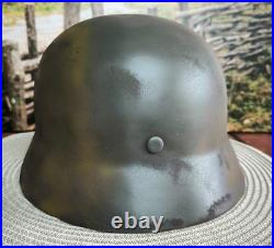 Helmet german original nice helmet M40 size 66 WW2 WWII have a number
