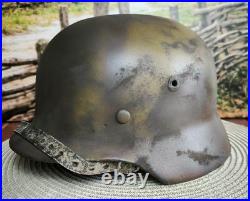 Helmet german original nice helmet M40 size 66 WW2 WWII have a number