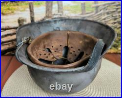 Helmet german original nice helmet M40 size 66 WW2 WWII have a number