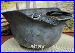 Helmet german original nice helmet M40 size 66 WW2 WWII have a number