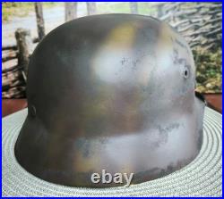Helmet german original nice helmet M40 size 66 WW2 WWII have a number Helmet german original nice helmet M40 size 66 WW2 WWII have a number