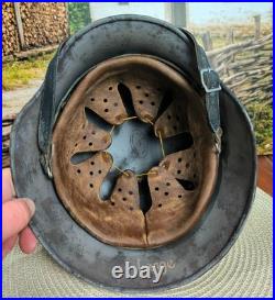 Helmet german original nice helmet M40 size 66 WW2 WWII have a number