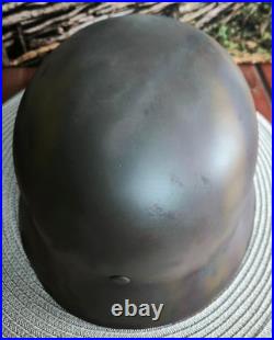 Helmet german original nice helmet M40 size 66 WW2 WWII have a number