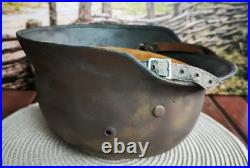 Helmet german original nice helmet M40 size 66 WW2 WWII have a number