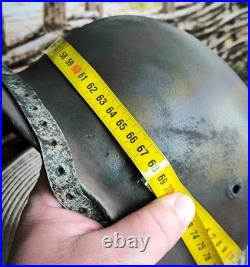 Helmet german original nice helmet M40 size 66 WW2 WWII have a number Helmet german original nice helmet M40 size 66 WW2 WWII have a number
