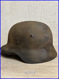 Helmet german original nice helmet M40 size 66 have a number WW2 WWII