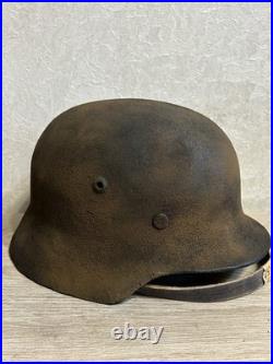Helmet german original nice helmet M40 size 66 have a number WW2 WWII Helmet german original nice helmet M40 size 66 have a number WW2 WWII
