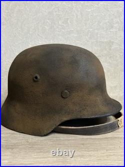 Helmet german original nice helmet M40 size 66 have a number WW2 WWII