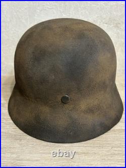 Helmet german original nice helmet M40 size 66 have a number WW2 WWII