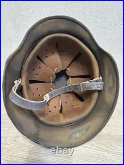 Helmet german original nice helmet M40 size 66 have a number WW2 WWII