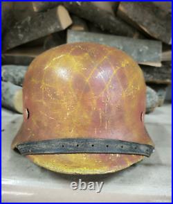 Helmet german original nice helmet M40 size 66 original WW2 WWII Free Shipping