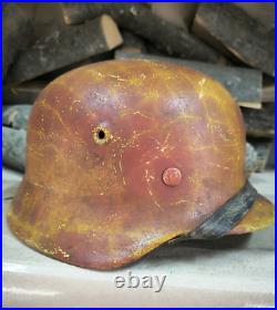 Helmet german original nice helmet M40 size 66 original WW2 WWII Free Shipping
