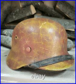 Helmet german original nice helmet M40 size 66 original WW2 WWII Free Shipping
