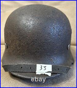 Helmet german original nice helmet M40 size 66 without restoration WW2 WWII