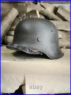 Helmet german original nice helmet M42 original WW2 WWII size 64 Free Shipping Helmet german original nice helmet M42 original WW2 WWII size 64 Free Shipping