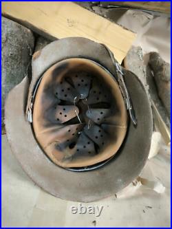 Helmet german original nice helmet M42 original WW2 WWII size 64 Free Shipping