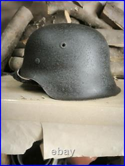 Helmet german original nice helmet M42 original WW2 WWII size 64 Free Shipping Helmet german original nice helmet M42 original WW2 WWII size 64 Free Shipping