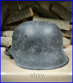 Helmet german original nice helmet M42 original WW2 WWII size 64 Free Shipping