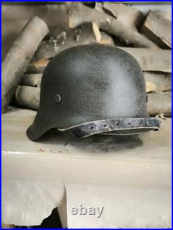Helmet german original nice helmet M42 original WW2 WWII size 64 Free Shipping Helmet german original nice helmet M42 original WW2 WWII size 64 Free Shipping