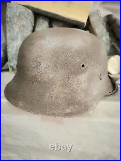 Helmet german original nice helmet M42 original WW2 WWII size 64 Free Shipping