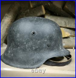 Helmet german original nice helmet M42 original WW2 WWII size 64 Free Shipping