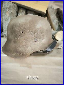 Helmet german original nice helmet M42 original WW2 WWII size 64 Free Shipping