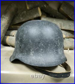 Helmet german original nice helmet M42 original WW2 WWII size 64 Free Shipping