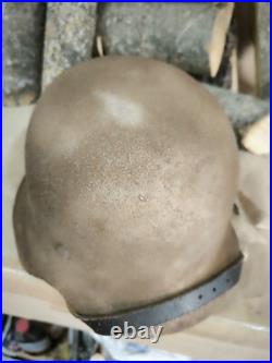 Helmet german original nice helmet M42 original WW2 WWII size 64 Free Shipping