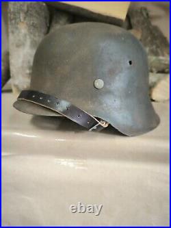 Helmet german original nice helmet M42 original WW2 WWII size 66 Free Shipping