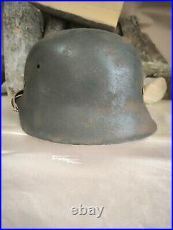 Helmet german original nice helmet M42 original WW2 WWII size 66 Free Shipping