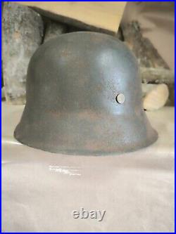 Helmet german original nice helmet M42 original WW2 WWII size 66 Free Shipping