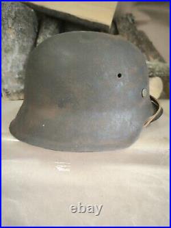 Helmet german original nice helmet M42 original WW2 WWII size 66 Free Shipping