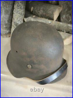 Helmet german original nice helmet M42 original WW2 WWII size 66 Free Shipping