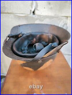 Helmet german original nice helmet M42 size 62 WW2 WWII Free Shipping