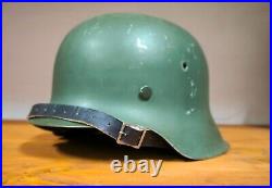 Helmet german original nice helmet M42 size 62 have a number WW2 WWII