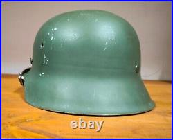 Helmet german original nice helmet M42 size 62 have a number WW2 WWII