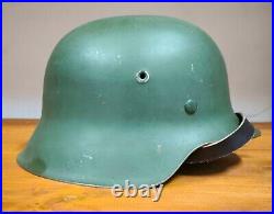 Helmet german original nice helmet M42 size 62 have a number WW2 WWII