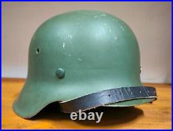 Helmet german original nice helmet M42 size 62 have a number WW2 WWII